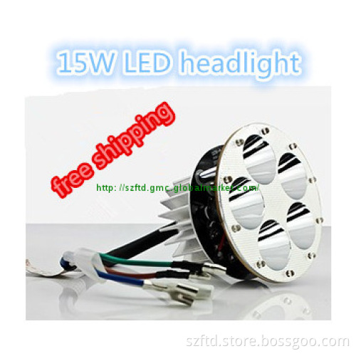 15W LED headlight for electric bike/sooter/motorcycle